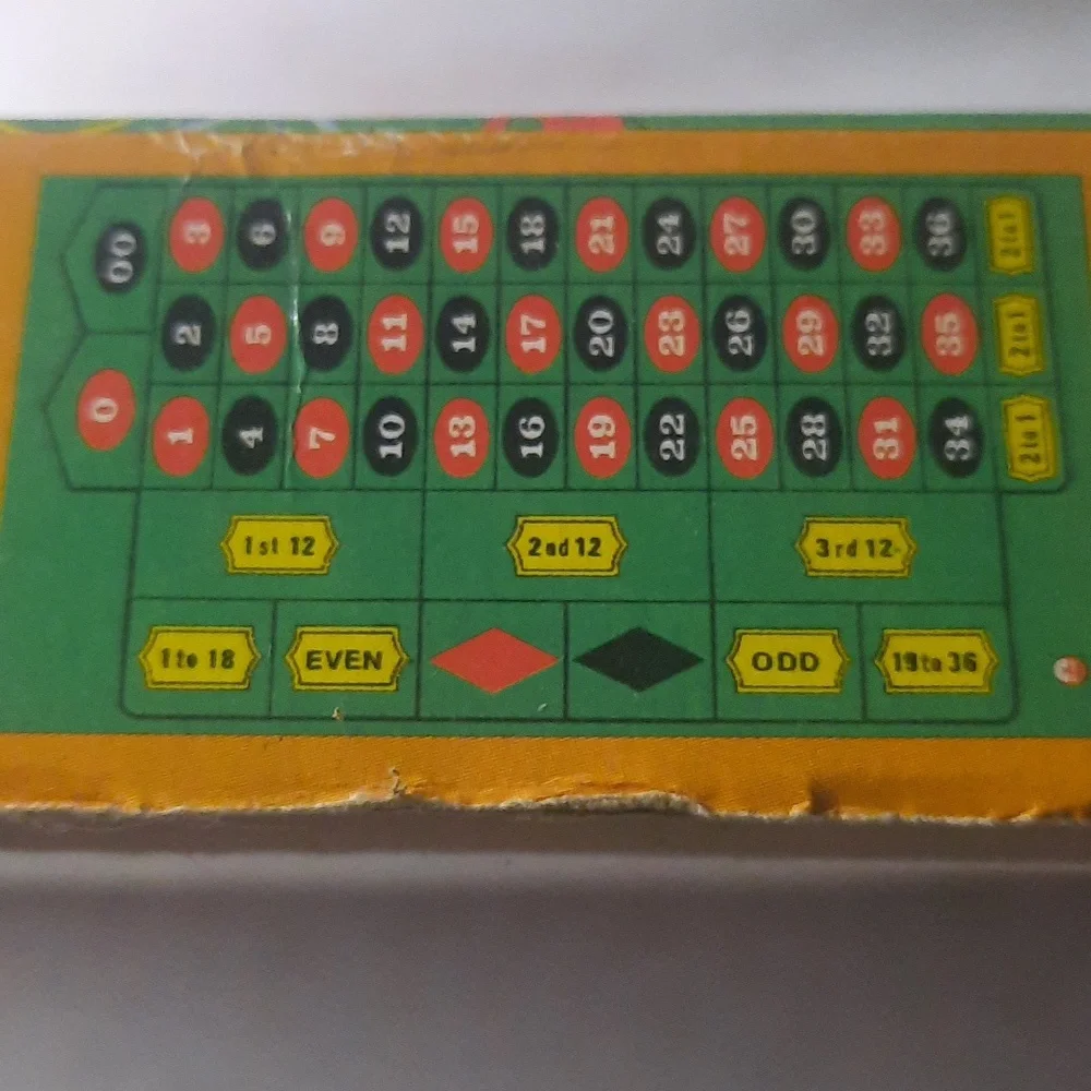 Vintage Mini Casino dice and card games